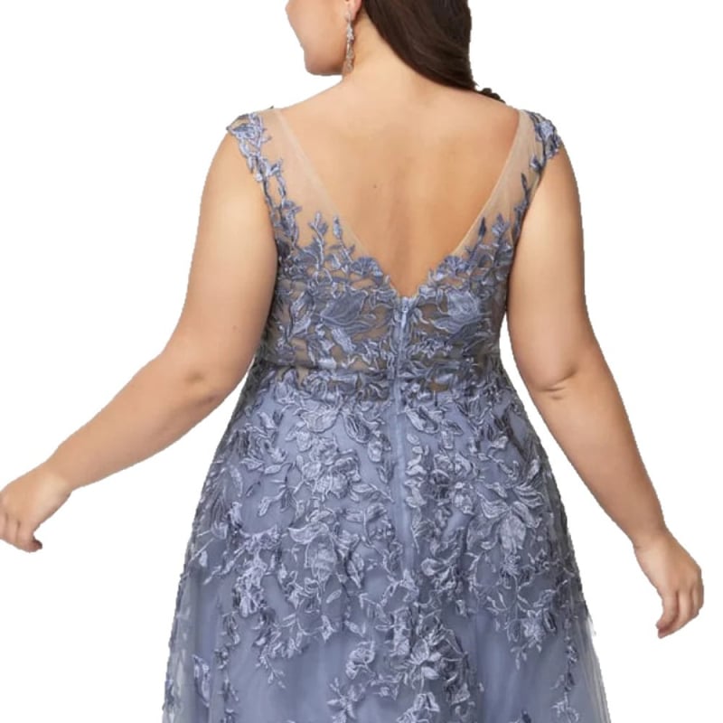 Νυχτερινό φόρεμα Α-γραμμή, χωρίς μανίκια, μακριά φούστα, ψηλή μέση, πολυεστέρας 70–80%