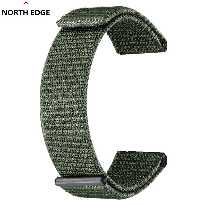 Curea de ceas North Edge din nylon cu plasă țesută, ușoară și respirabilă, închidere Velcro, compatibilă cu Alps Terrax