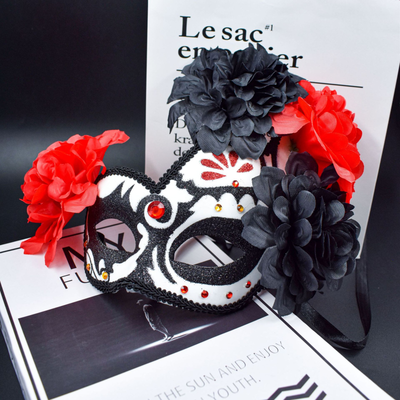 Maska – plastmasas, mīļa stila, DIY rekvizīts, piemērota Ziemassvētkiem, Helovīnam, Lieldienām, karnevālam un Pirmā aprīļa svētkiem