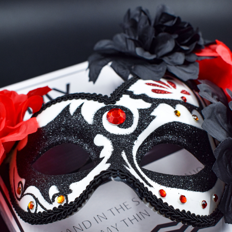 Maska – plastmasas, mīļa stila, DIY rekvizīts, piemērota Ziemassvētkiem, Helovīnam, Lieldienām, karnevālam un Pirmā aprīļa svētkiem