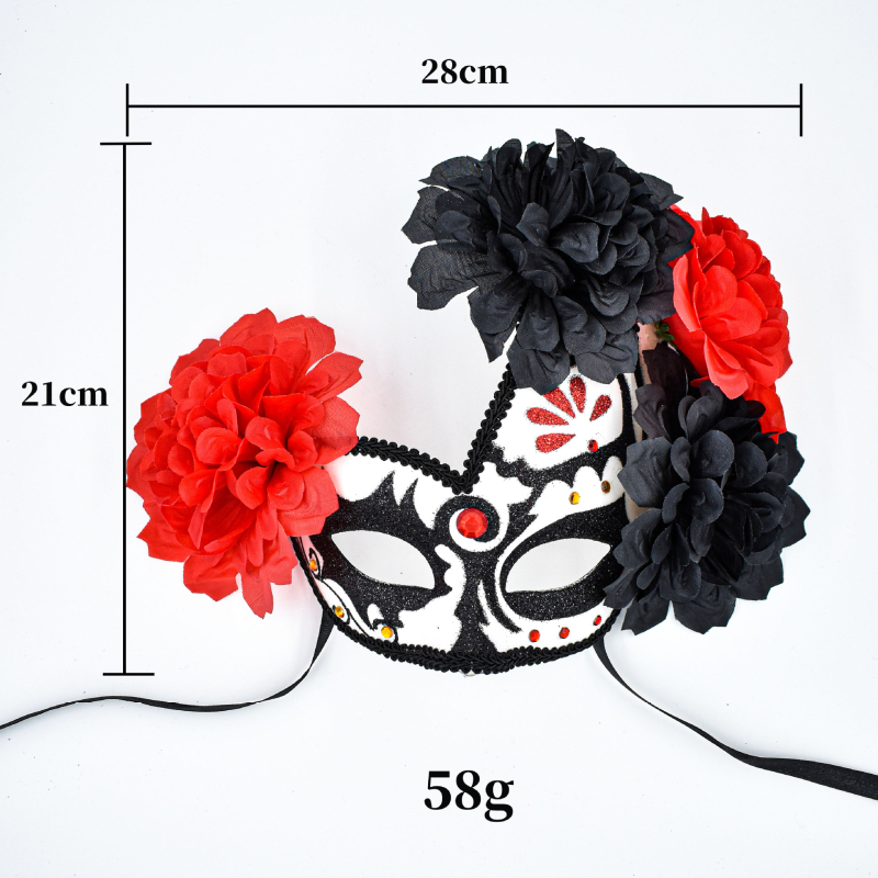 Maska – plastmasas, mīļa stila, DIY rekvizīts, piemērota Ziemassvētkiem, Helovīnam, Lieldienām, karnevālam un Pirmā aprīļa svētkiem