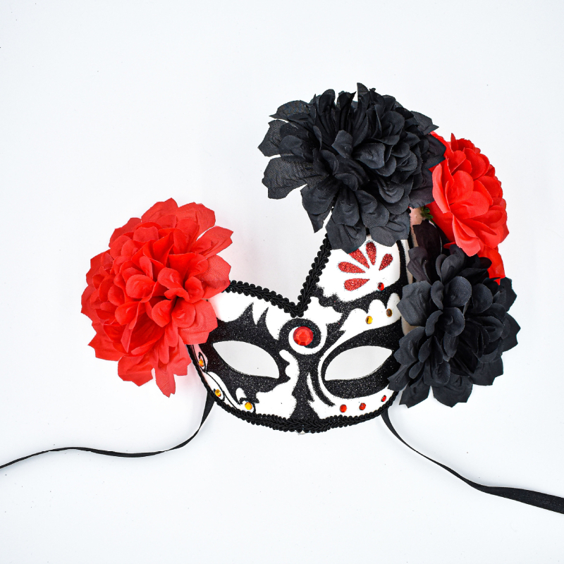 Maska – plastmasas, mīļa stila, DIY rekvizīts, piemērota Ziemassvētkiem, Helovīnam, Lieldienām, karnevālam un Pirmā aprīļa svētkiem