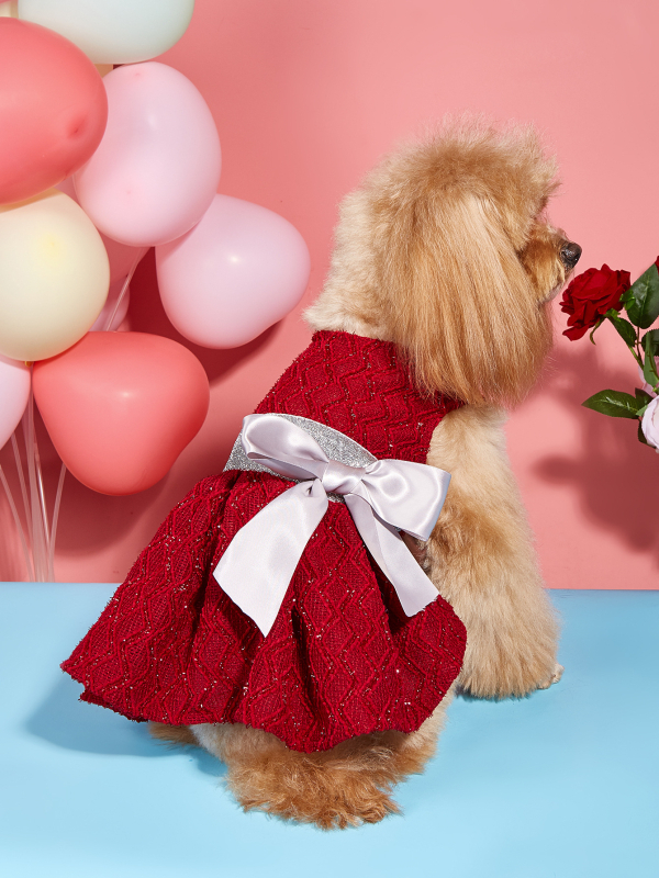 Naminių gyvūnėlių princesės suknelė, poliesterio sijonas, unisex drabužiai gyvūnams