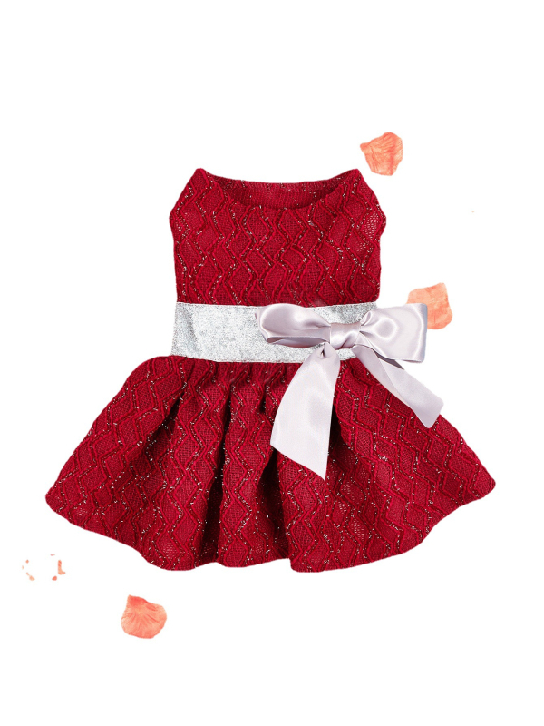 Naminių gyvūnėlių princesės suknelė, poliesterio sijonas, unisex drabužiai gyvūnams