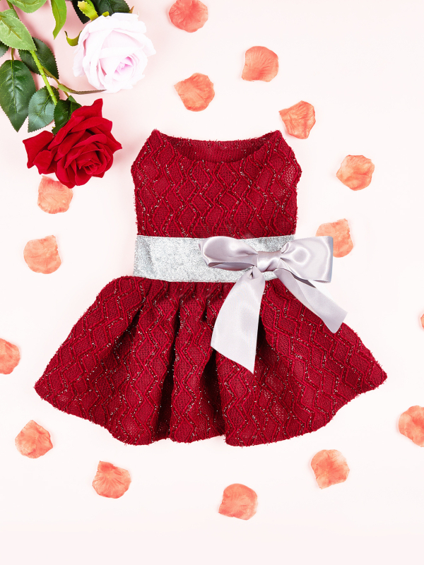 Naminių gyvūnėlių princesės suknelė, poliesterio sijonas, unisex drabužiai gyvūnams