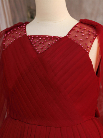 Gyerekeknek készült hosszú ruha, báli és zenei előadásokhoz, hercegnő stílus, 65% poliészter és 35% pamut bélés, enzimes mosású anyag, 8 éves vagy idősebbeknek