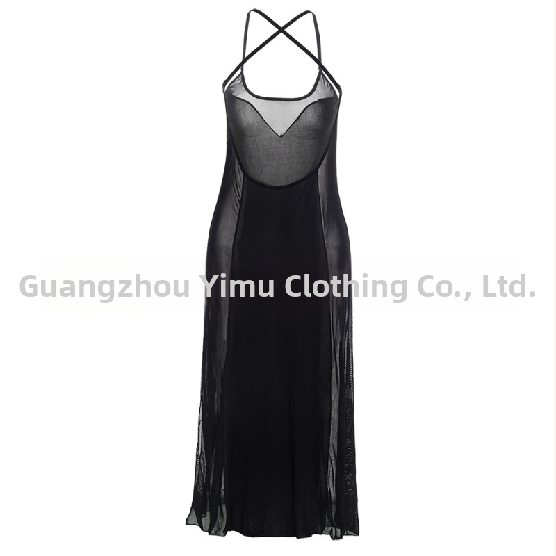 permatomas atviros nugaros Ball Queen suknelė moterims — poliesterio 90–95%