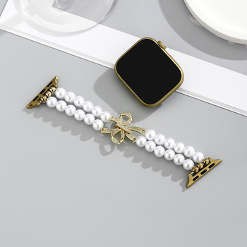 Elastīga pērļu siksna Apple Watch ar loku – metāla siksna, Nothing zīmols, 2025. gada rudens izlaišana, personalizēts trend