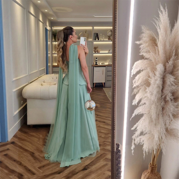 Váll nélküli estélyi ruha, A-vonalú szabású, hosszú, poliészter anyagból, ujjatlan, csőtop nyakkivágású, ideális bulira