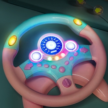 Hátsó ülésre tervezett gyerekeknek kormány – vezetési szimuláció, műanyag, 0–3 éveseknek