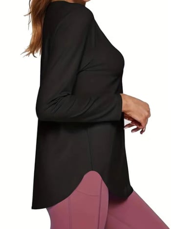 Ženska T-shirt od Milk Silk tkanine, 90-95% poliestera, Spandex, uzorak teksta, okrugli vrat (Milk silk; 90-95% Polyester; Spandex; Uzorak: Tekst; Okrugli vrat)