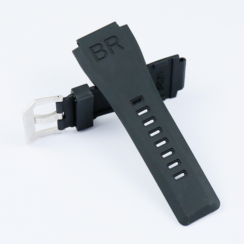 Gumijas pulksteņa siksna Bell & Ross BR01 – ārēji sporta stils, oriģināls dizains