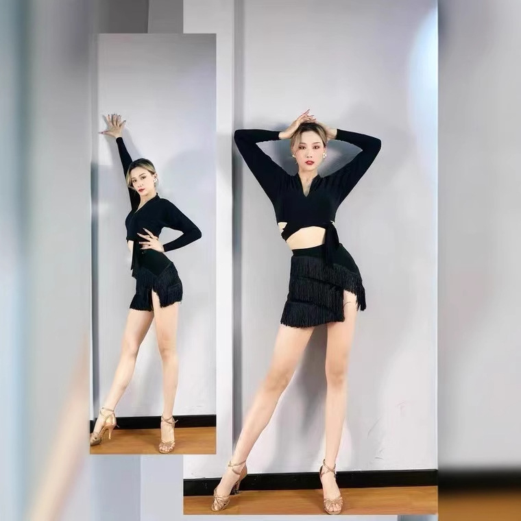 Női latin tánc szoknya – Milk Silk 90–95% elasztánnal, 2023 tavasz, 18–24 éveseknek