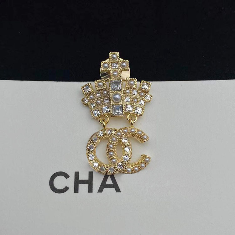 Bross koronával és masnival, Geometriai, Elektroplatinált díszítés, 2021 tél