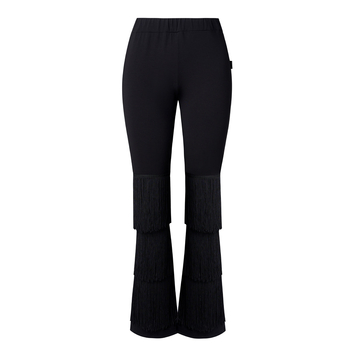 Yant латин танцови панталони за жени, висока талия, плат Rome, полиестер 90–95%, пролет 2023