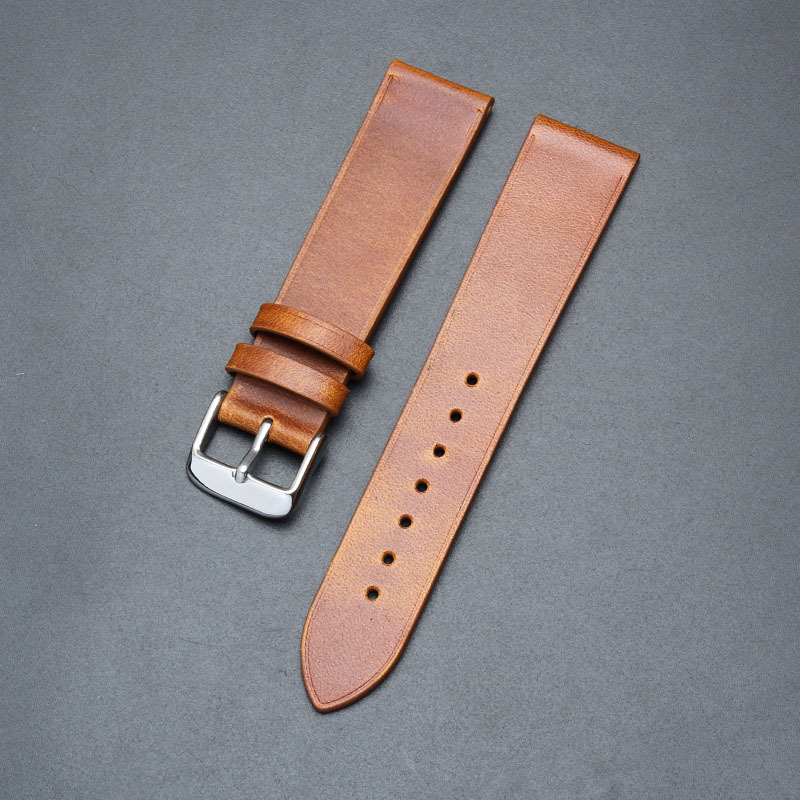Unisex ādas siksna pulksteņiem no īstas ādas, vintage rokdarbs, mīksta un ērta, pavasara 2025 izlaidums