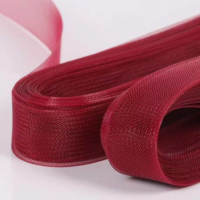 Elastinis tinklas su fishbone raštu drabužiams ir aksesuarams — poliesterio pluoštas, Hengyi