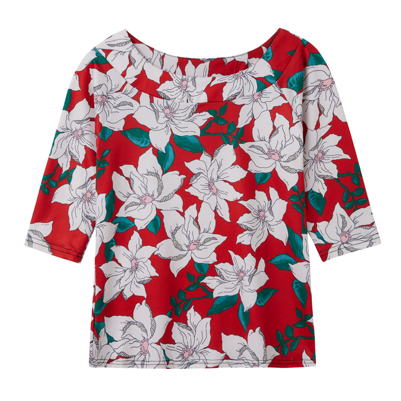 Plesni top - ljeto, za žene, tkanina milk silk, 95% polyester + 5% spandex.