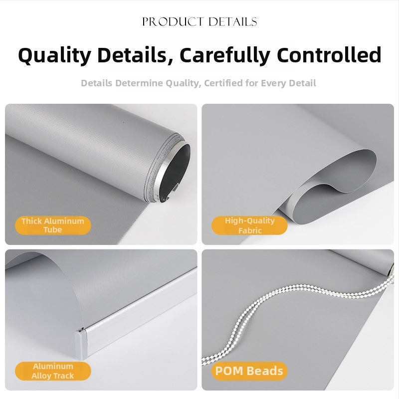 Donna poliestera blackout roleta žalūze birojam un viesnīcām; pielāgojama; mūsdienīgs minimālisma stils