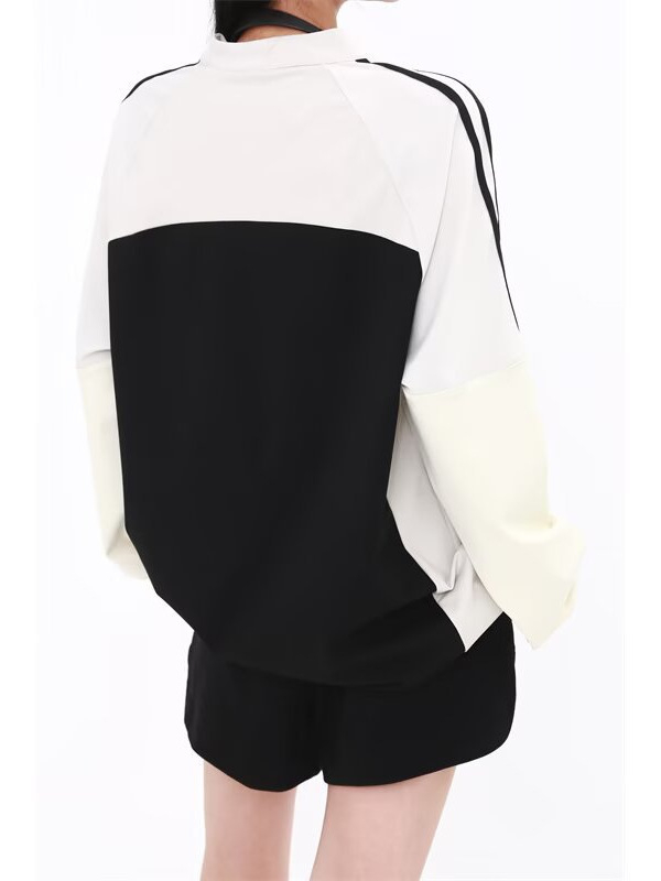 Duga majica za biciklizam – najlon, stojeći ovratnik, raglan rukavi, ležernog kroja, otisnut tekst