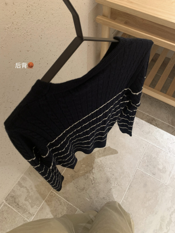 Ženski džemper, okrugli ovratnik, dugi rukavi, japansko-korejski casual stil, jesen 2025
