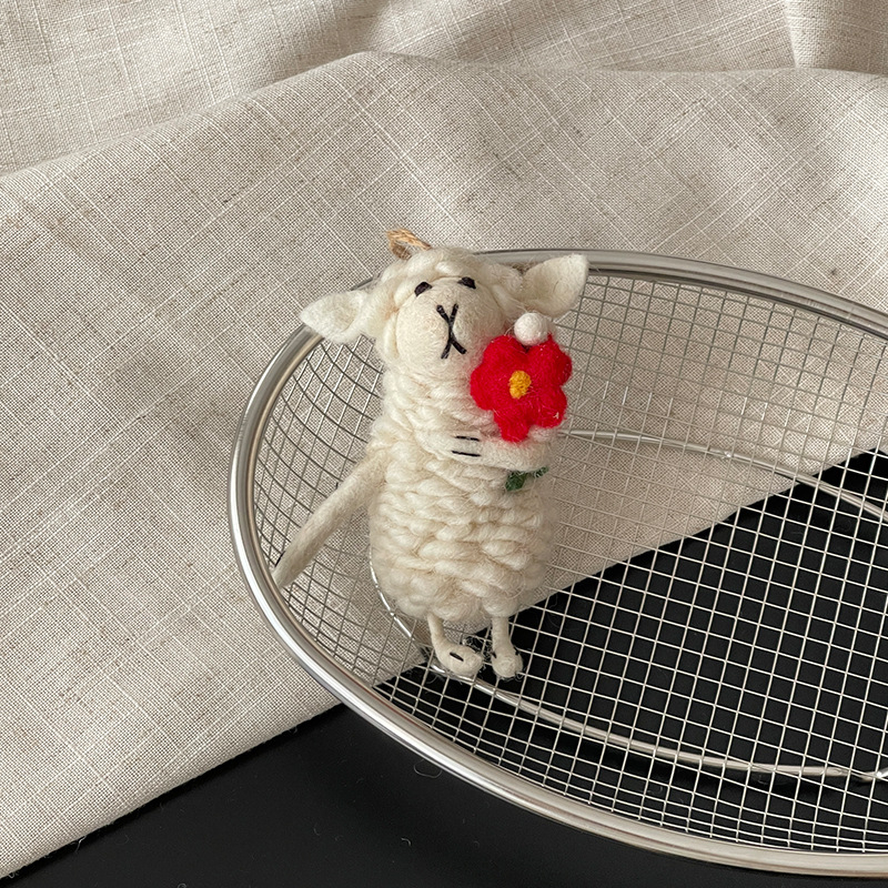 Vješalica za torbu od filca – 3D životinjska igračka (Little Bear, Little Pig, Little Animal), ručna izrada, model Y0582, Jesen 2025