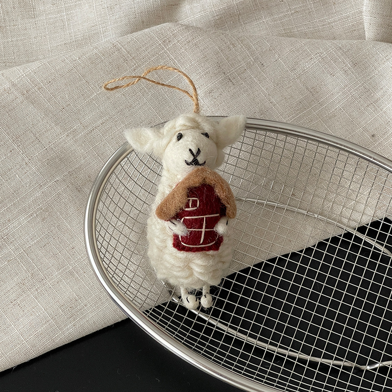 Vješalica za torbu od filca – 3D životinjska igračka (Little Bear, Little Pig, Little Animal), ručna izrada, model Y0582, Jesen 2025