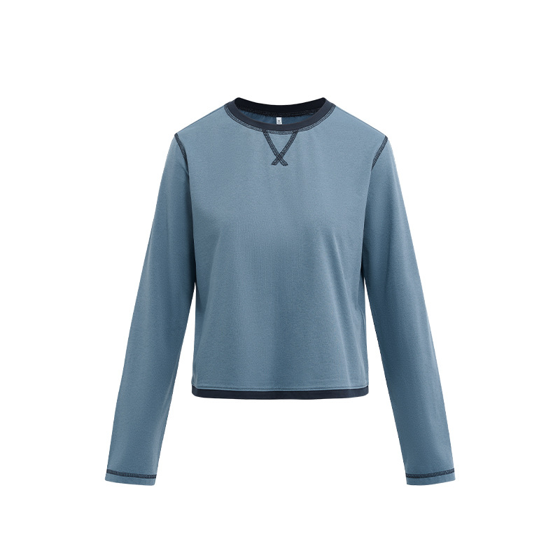 Žensko T-shirt s kratkim rukavima i okruglim izrezom, poliester 95%+, duljina 50–65 cm, casual stil