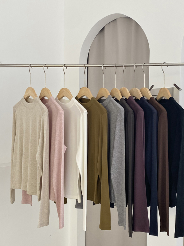 Oversize majica od teškog Tencel-vuna materijala (200 g), Lyocell 70-80%, ovčja vuna 20-30%, dugi rukavi, oversize kroj, jesen 2025