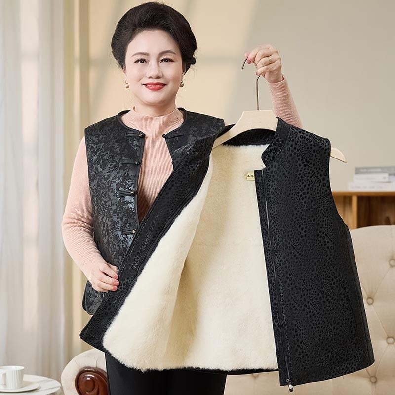 Avies odos liemenė, trumpas kirpimas, korėjietiškas gatvės stilius, ruduo 2023, pagrindinė medžiaga: avies oda (>95%)