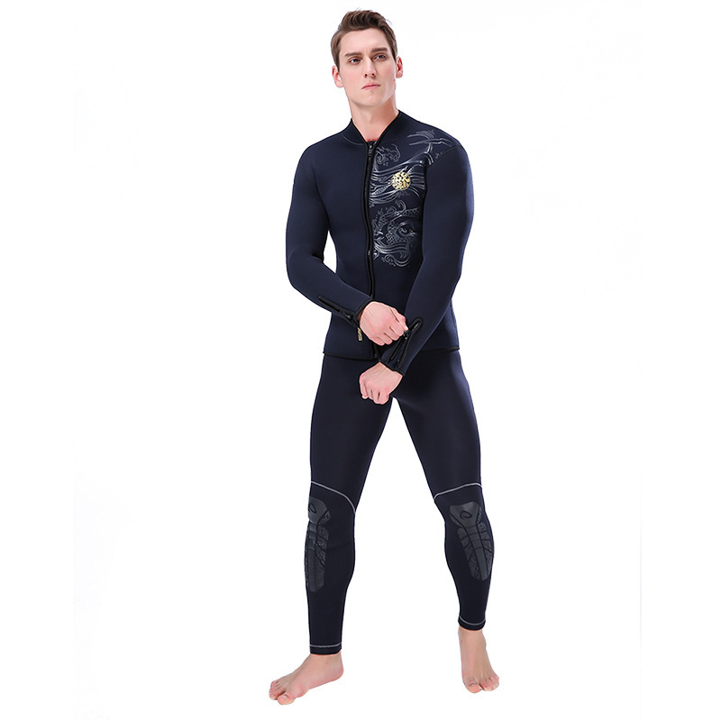 SLINX 5 mm neoprenska potapacka jakna s baršunastom podstavom – unisex topli wetsuit top za ronjenje i surfanje