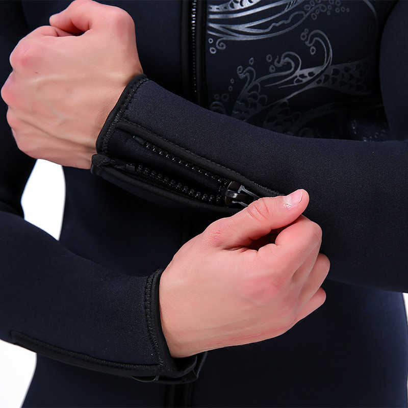 SLINX 5 mm neoprenska potapacka jakna s baršunastom podstavom – unisex topli wetsuit top za ronjenje i surfanje