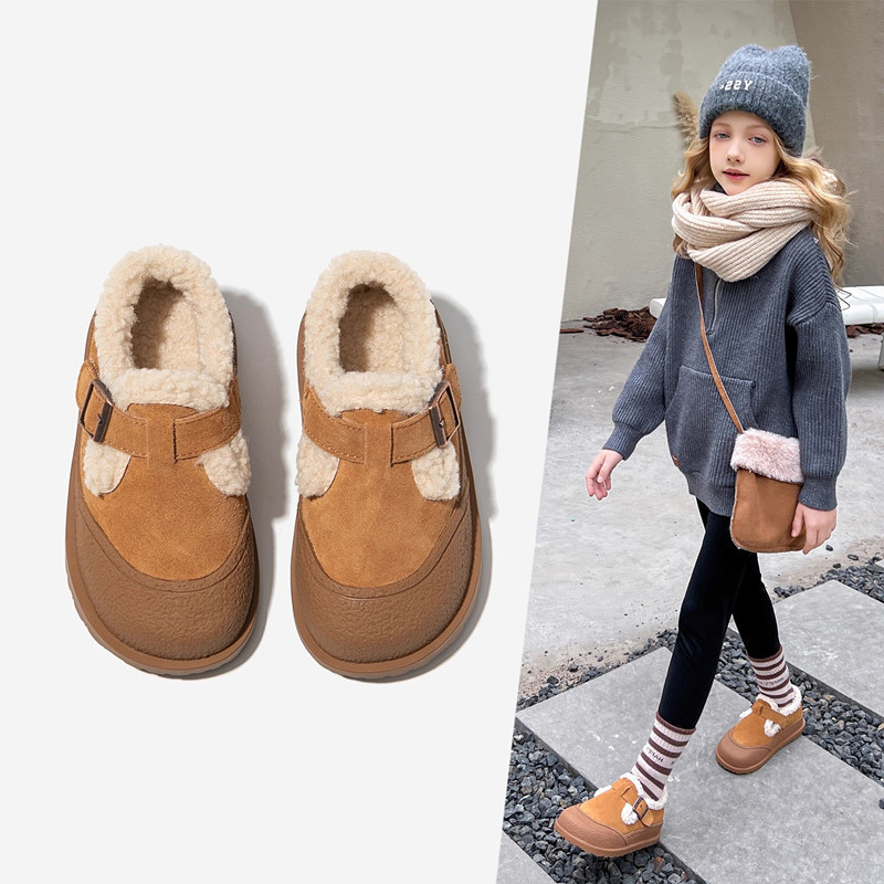 Παιδικά χιονικά μποτάκια με λακαρισμένο δερμάτινο επάνω μέρος, καουτσούκ σόλα, κλείσιμο Velcro, παχύτερη κατασκευή, για ηλικίες 1–12 ετών