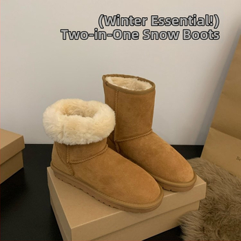 Дамски снежни ботуши с платформа, топло подплатени, горна част от микрофибър кожа, гумена подметка, вътрешност от памук, височина на платформата 3–5 см, предно връзване