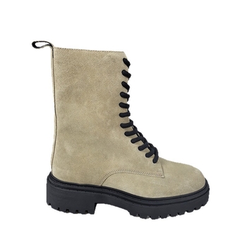 Martin čizme, gornji dio nubuk kože, okrugli vrh, debeli pet 3-5 cm, bočni zip