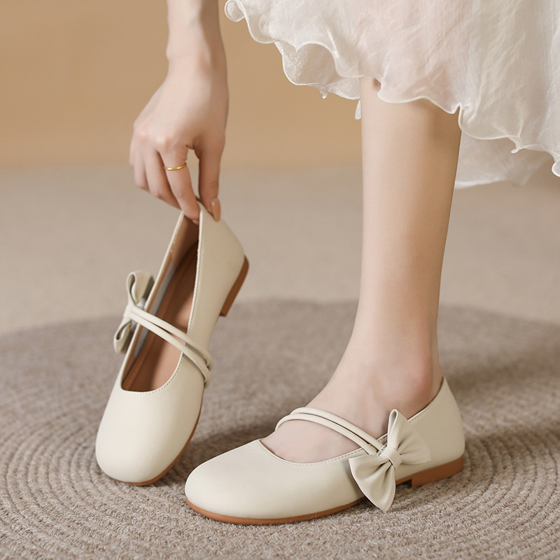 Pantofi Bean Shoes femei (Gură rotundă; Exterior: microfibră; Talpă interioară: piele artificială; Toc mic 1–3 cm; Talpă: cauciuc)