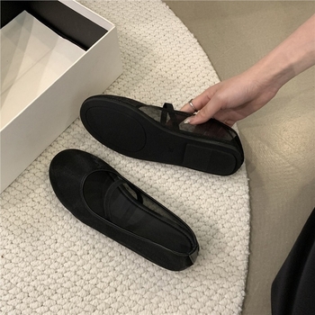 Baletanke od mreže, okrugli vrh, mrežasti gornji dio, niski profil, prozračne