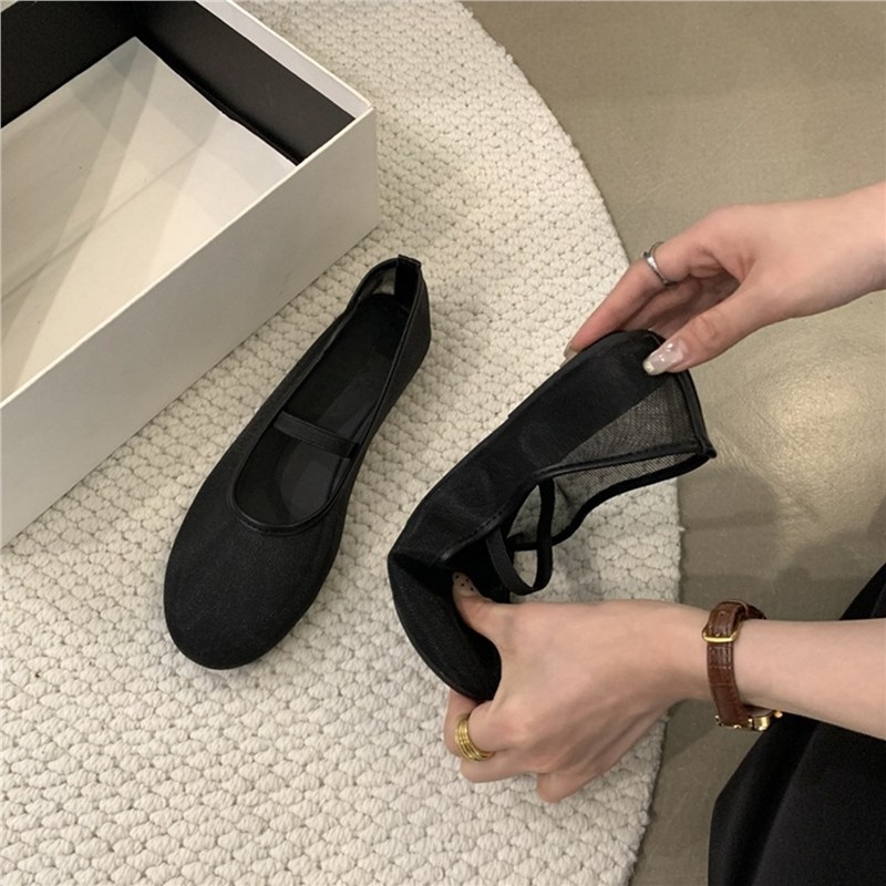 Baletanke od mreže, okrugli vrh, mrežasti gornji dio, niski profil, prozračne