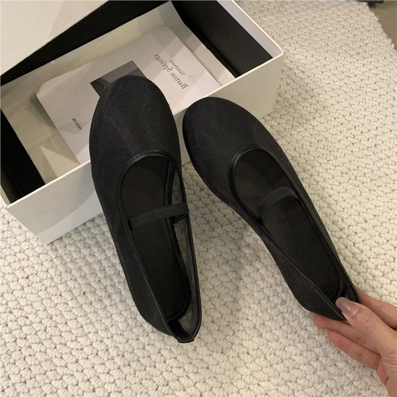 Baletanke od mreže, okrugli vrh, mrežasti gornji dio, niski profil, prozračne