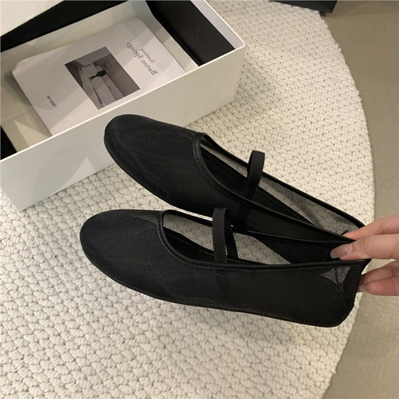 Baletanke od mreže, okrugli vrh, mrežasti gornji dio, niski profil, prozračne