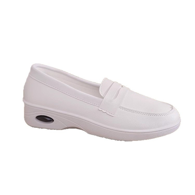 Ženske medicinske loaferice, prozračno PU gornjište, mekana podloga, slip-on, nizak potpetica