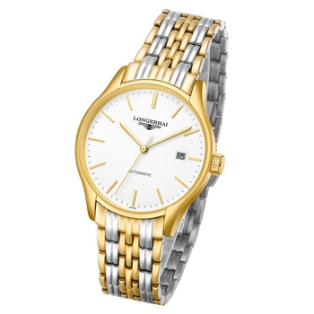 Ceas bărbătesc elvețian cu mișcare mecanică automată, cadran 38 mm, curea din oțel inoxidabil, calendar, rezistență la apă 30 m