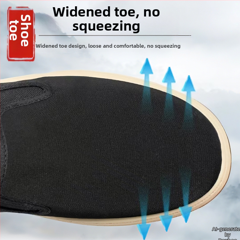 Muške slip-on tenisice od platna; dišuća gornja; okrugli vrh; nizak profil; PVC potplat