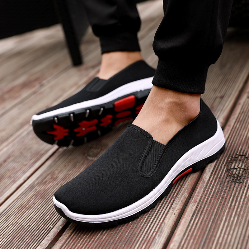 Muške Slip-On tenisice od mreže – prozračne, okrugla nosnica, niski gornji dio, tekstilna uloška, kompozitna potplata