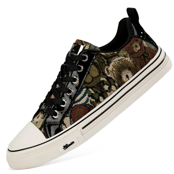 Skate tenisice (okrugli vrh; gornji dio od kože krave + mreža; gumeni potplat; niski profil; prozračan)