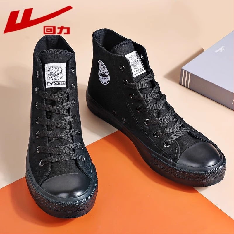 Unisex augstas platnes kedas – elpojošas, noturīgas pret traipiem, vulkanizēta zole, tekstila iekšējā odere, apaļa purns