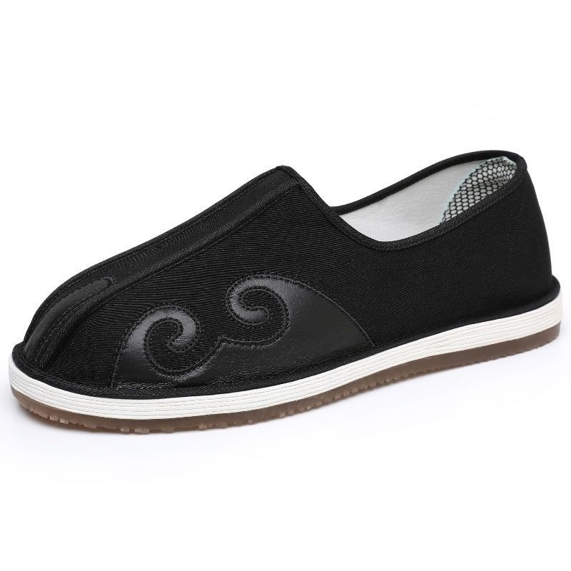 Ženske vintage balerinke s pamukom na gornjem dijelu, prugasti uzorak, niska peta 1–3 cm, prozračne