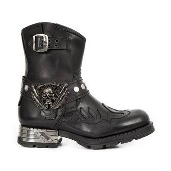 Muške čizme od PU, gornji dio od umjetne PU kože, vulkaniziran TPU potplat, plišna podstava, uložak od umjetne kože, motociklistički punk stil