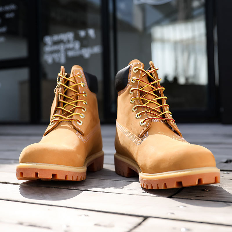 Martin Boots Bocanci de lucru din piele, înalți, Piele de vită din primul strat, Finis Nubuk, Talpă din cauciuc, Vârf rotund