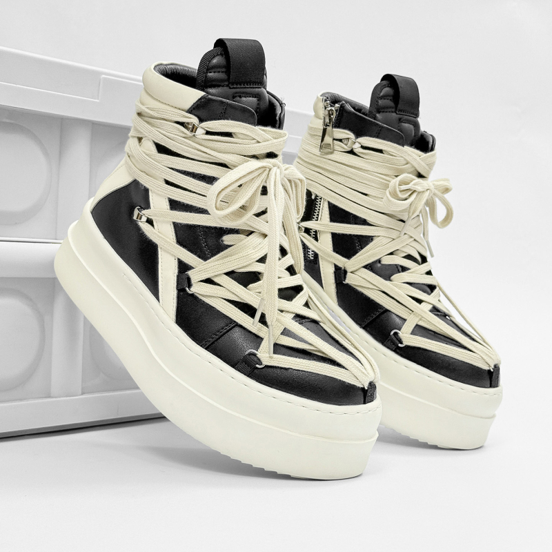 Ghete Martin din piele naturală, înalte, unisex, stil casual, toc de 3-5 cm, vârf rotund